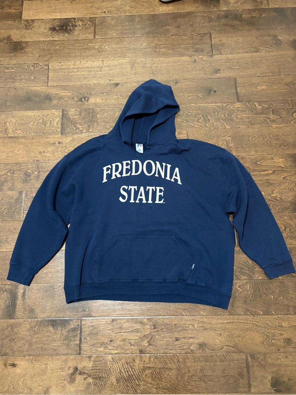 Russell Athletic Navy Fredonia State Crewneck Hoodie